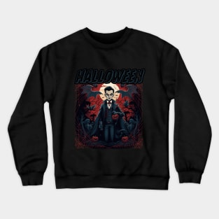 Halloween, vampire, bats Crewneck Sweatshirt